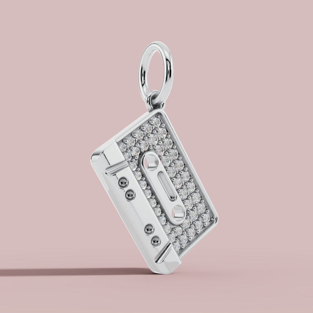 The Casette Charm Necklace