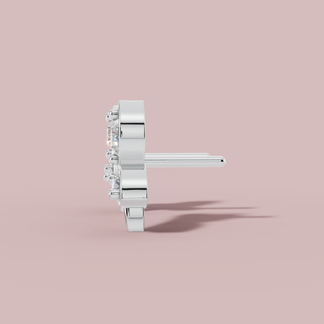 Papillon Duo Stud Earrings