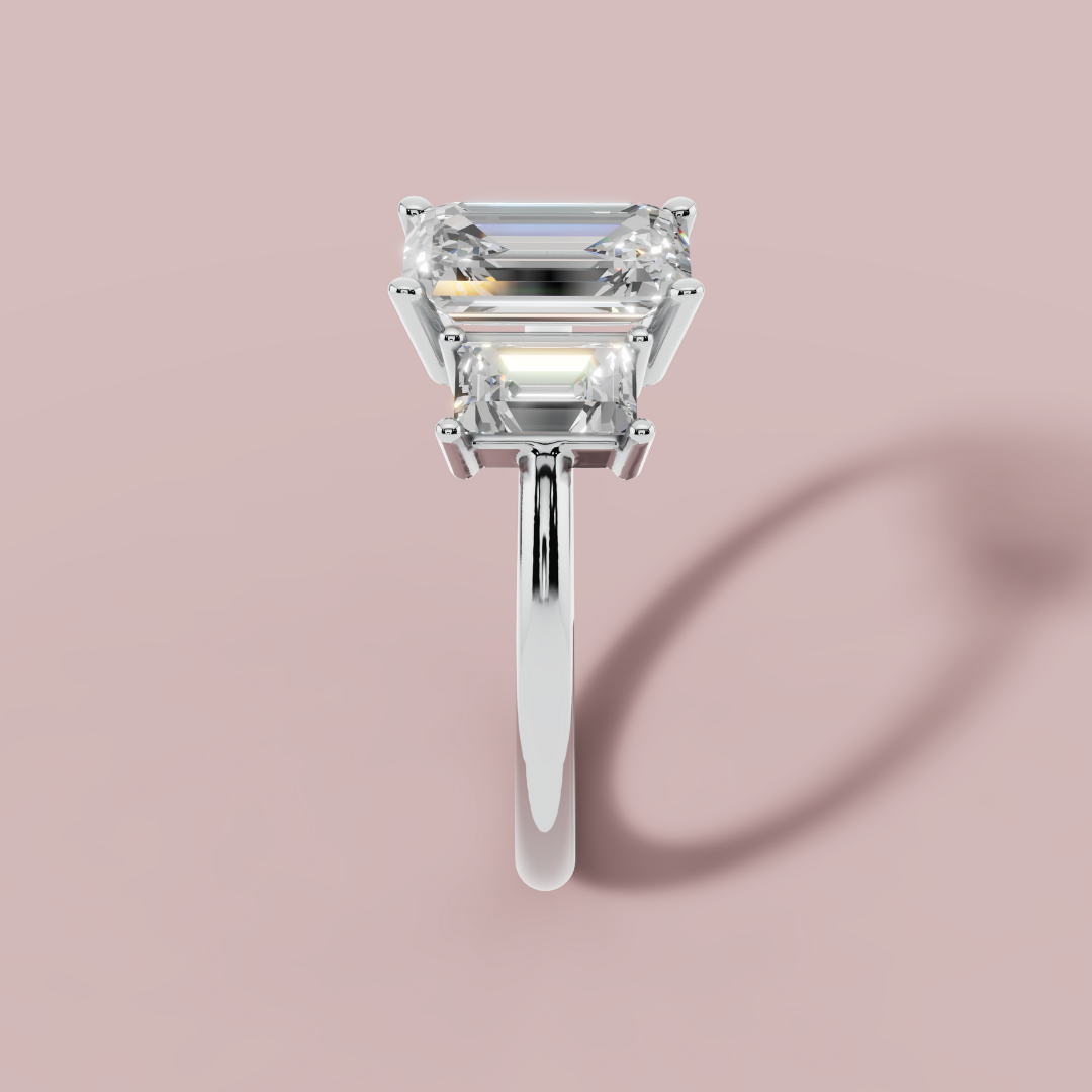 Emerald Trellis Ring