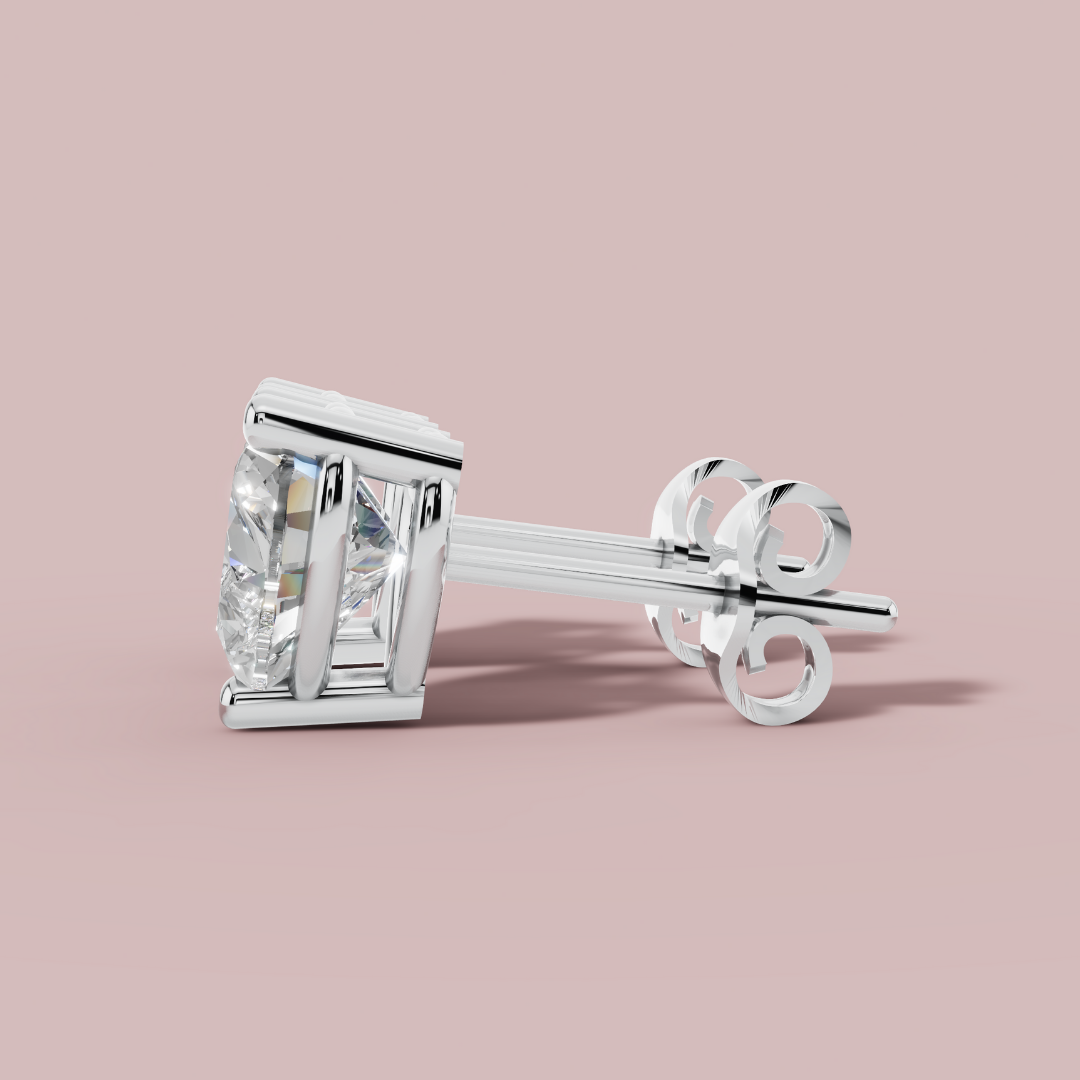 Classic Heart Stud Earrings