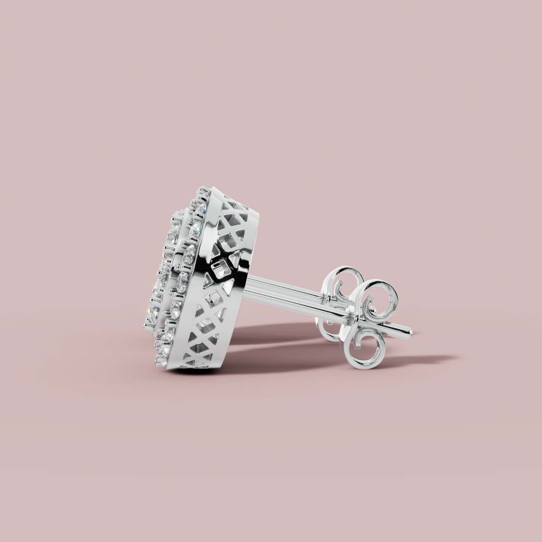 Halo Lumina Stud Earrings