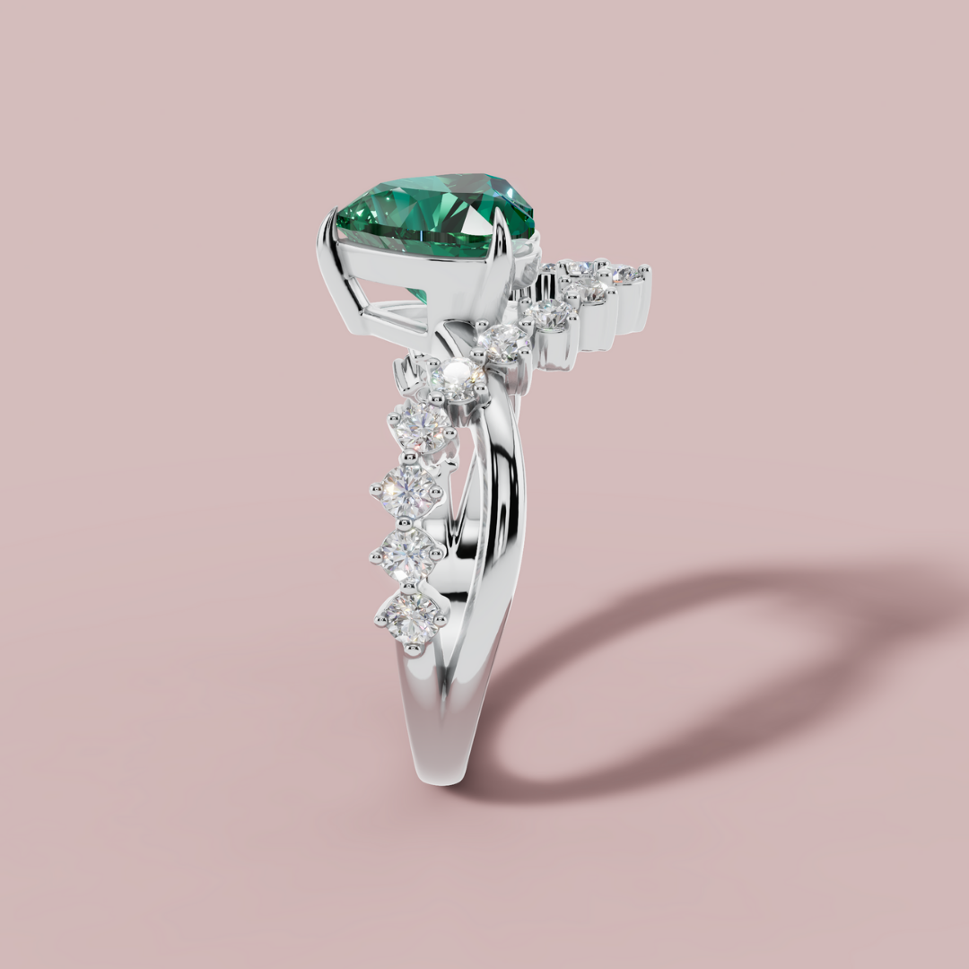 Elaria Green Ring