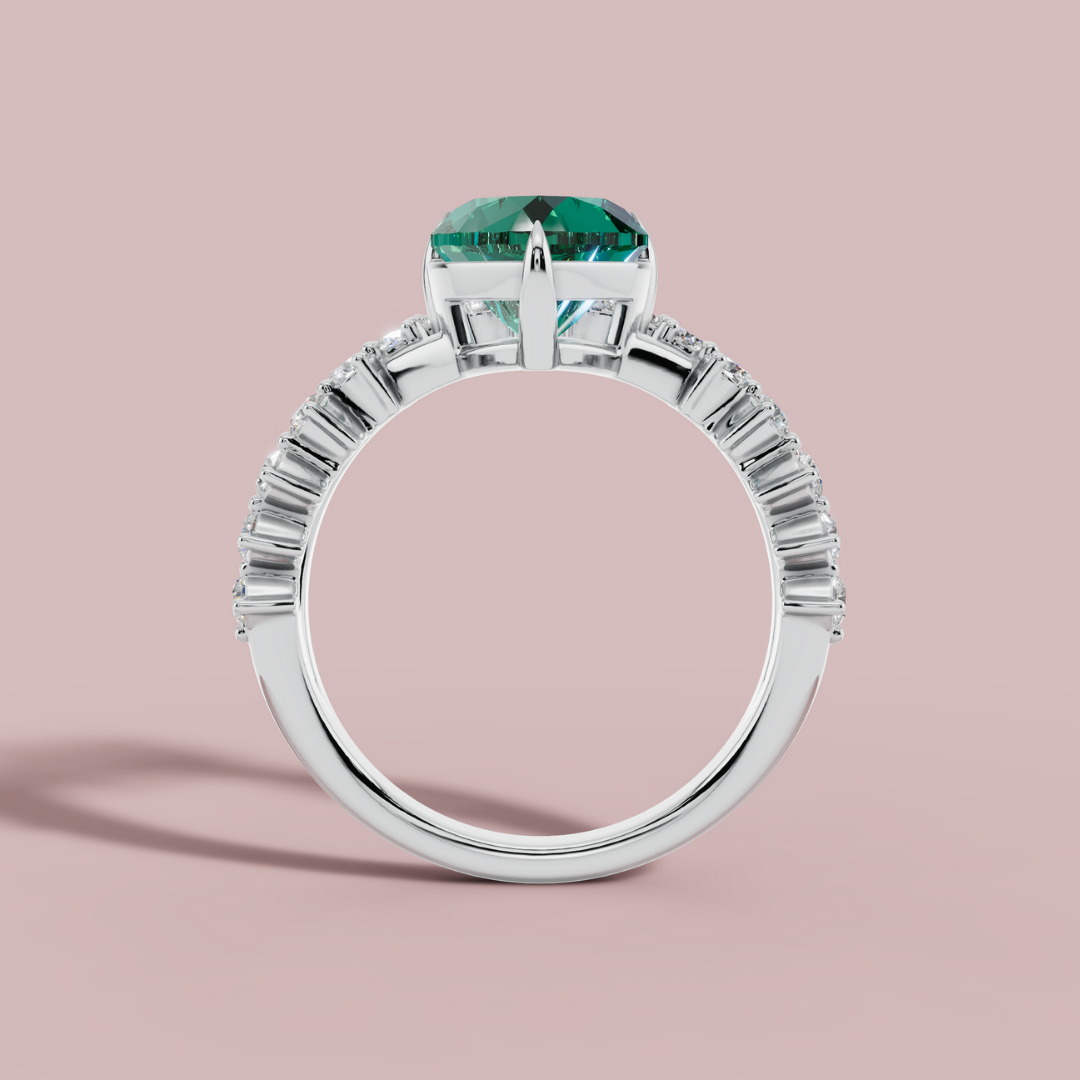 Elaria Green Ring