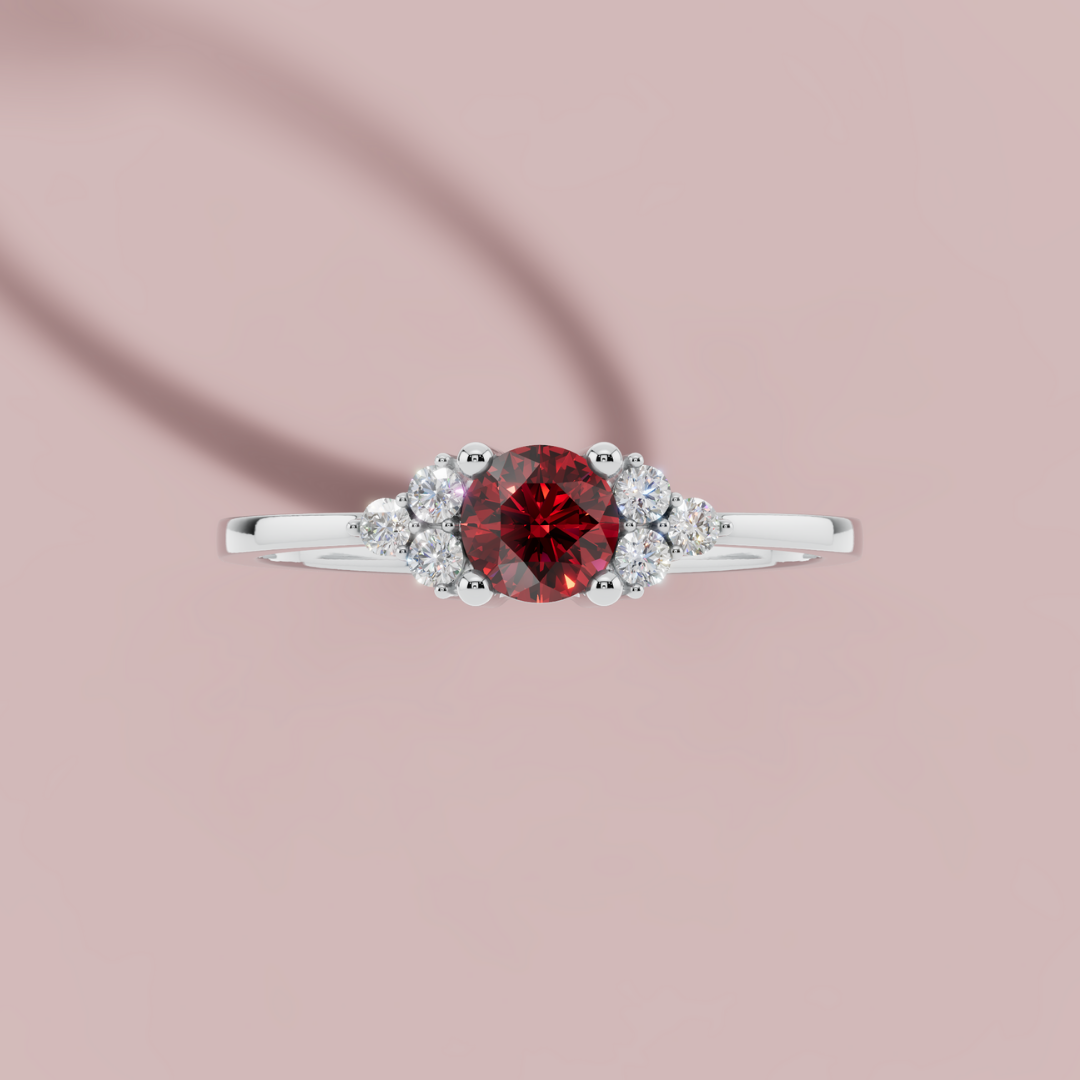 Red Prism Ring