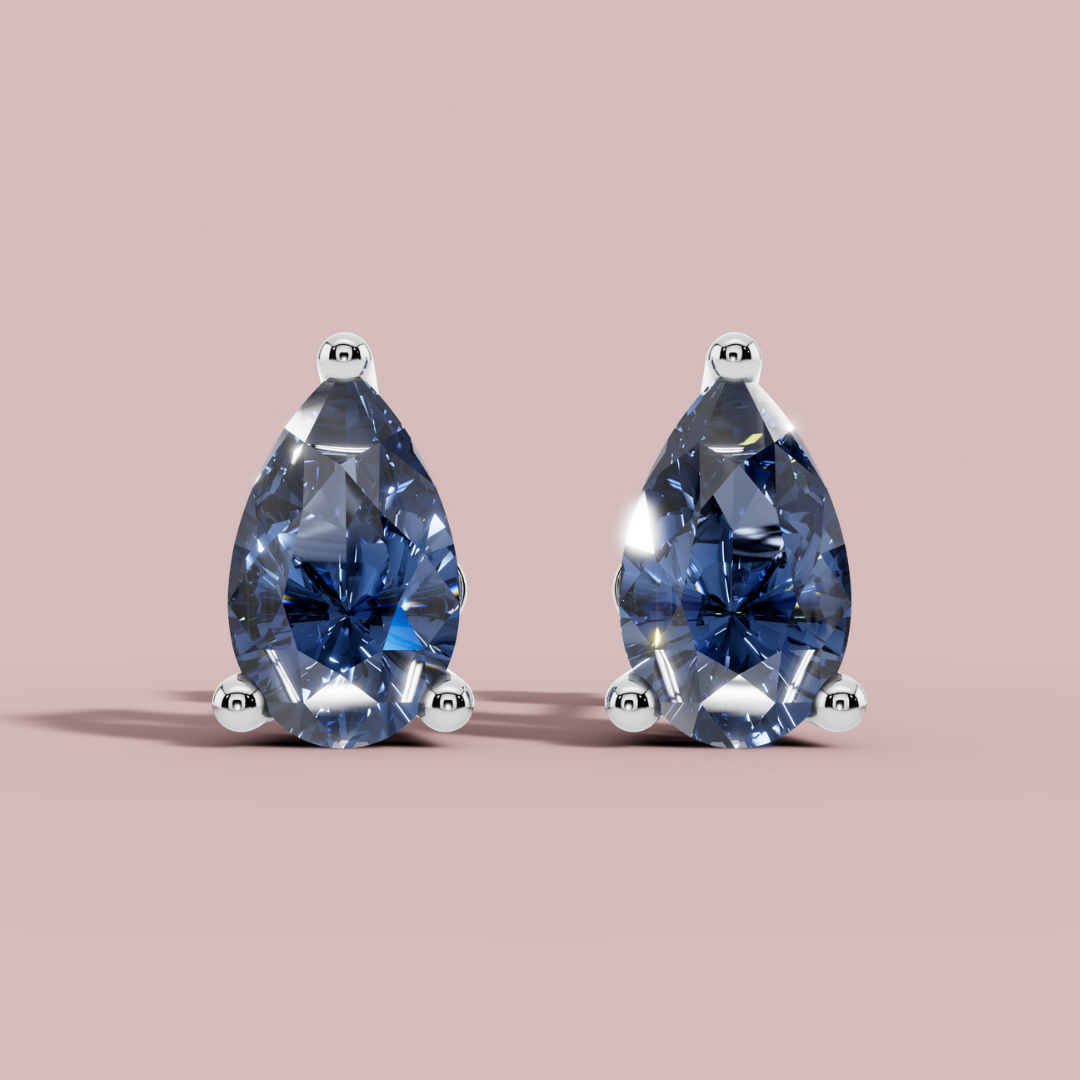 Blue luminous Stud Earrings