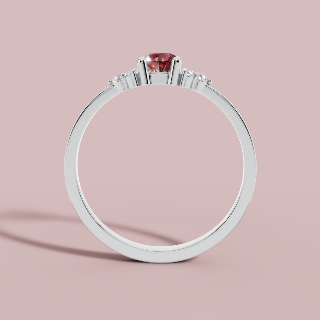 Red Prism Ring