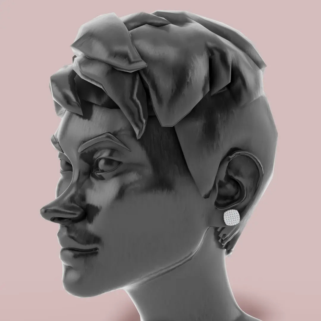 Cushira Stud 925 Pure Silver Earrings My Store